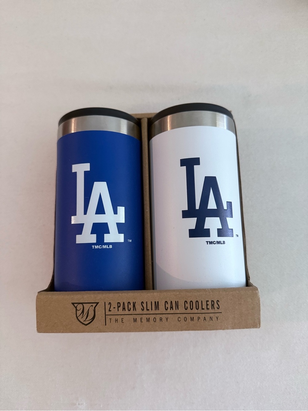 Dodgers 2-Pack Slim Can Cooler